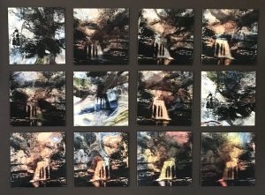 'Journey 2' 12 Giclee prints each 16 x 16 cm, mounted on board