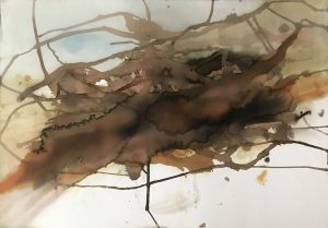 'Winter Series 1' Ink on botanical smooth paper 300 gsm 50 x 70 cm